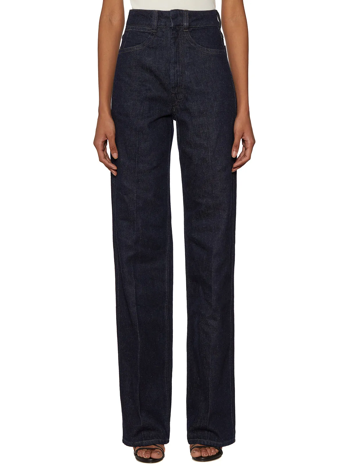 Lemaire Straight Leg Denim Jeans