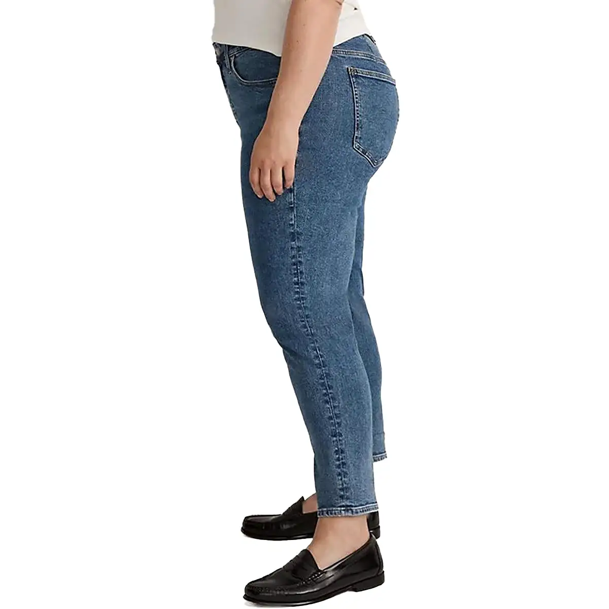 Madewell Womens Plus Mid-Rise Perfect Vintage Skinny Jeans