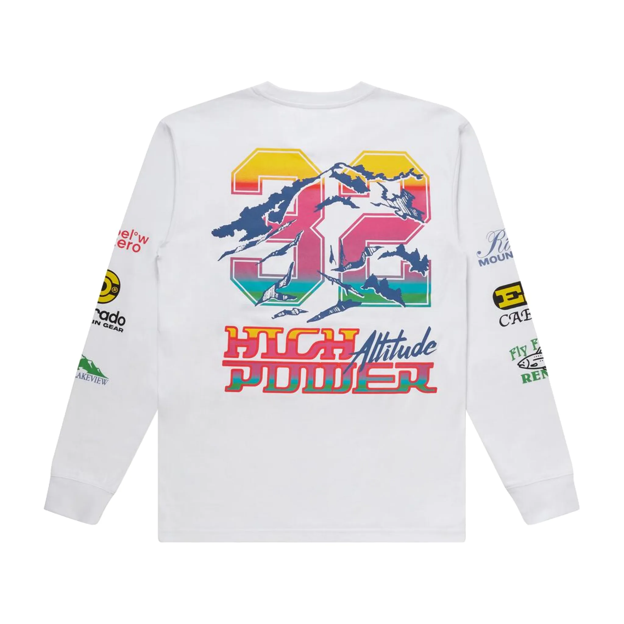 Market Below Zero Longsleeve T-shirt (White)