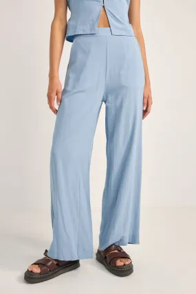 Maya Wide Leg Pant Cornflower