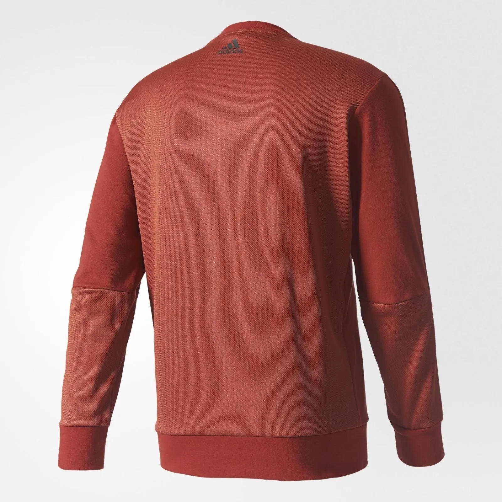 Men adidas Pique Crew Sweatshirt Mystery Red  S97429