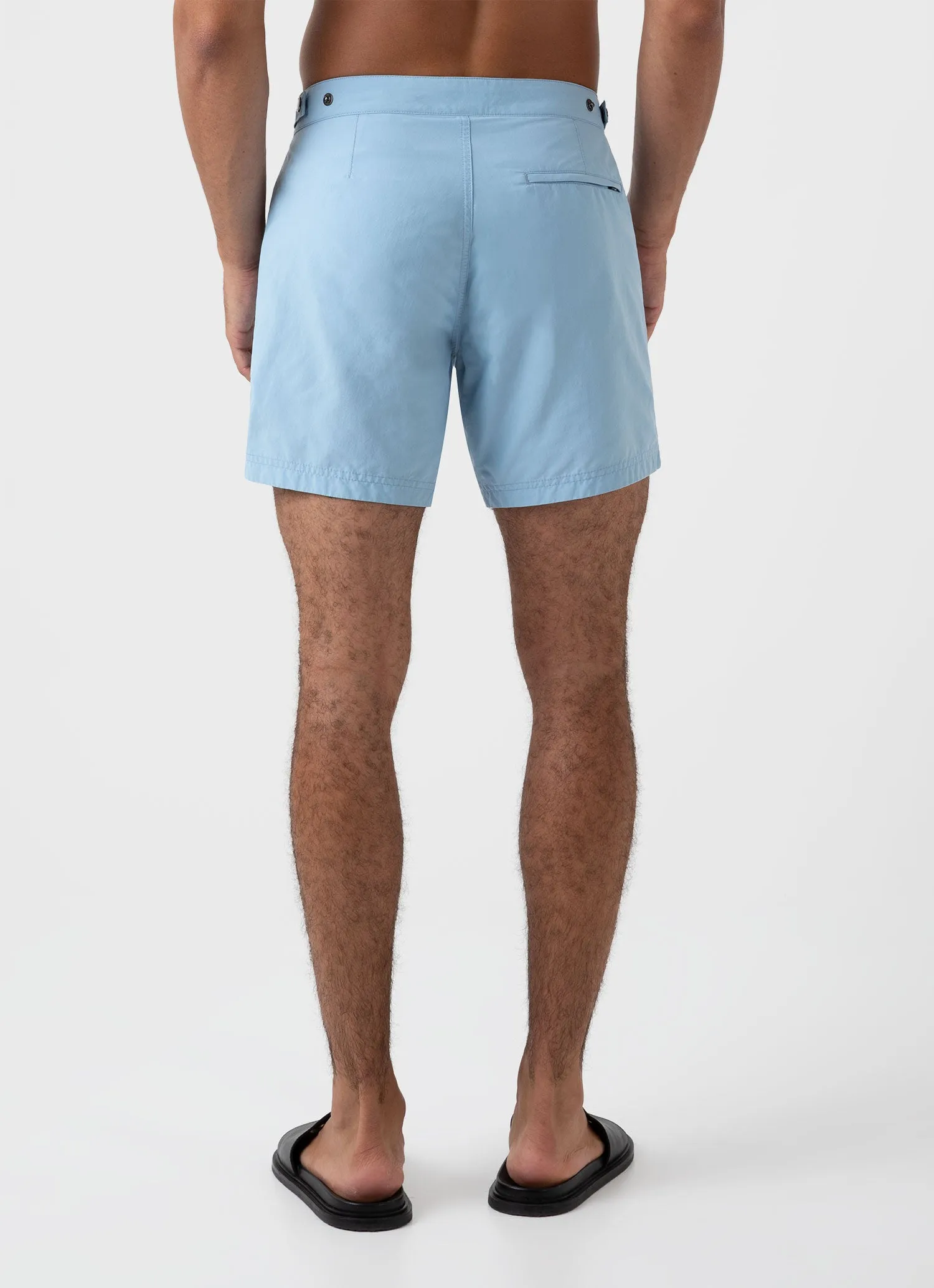 Men's Tailored Swim Short in Light Blue