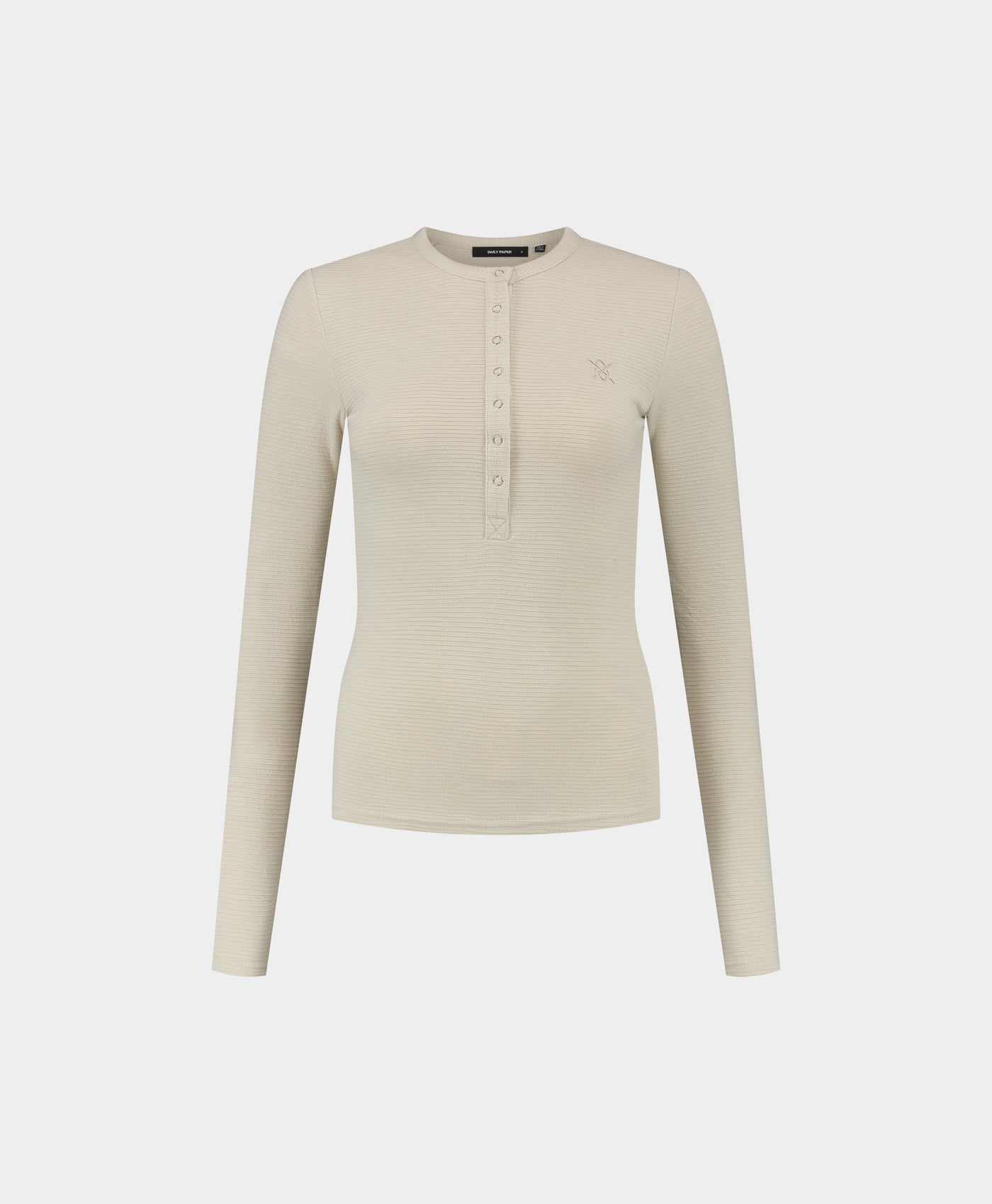 Moonstruck Beige Denise Button Longsleeve