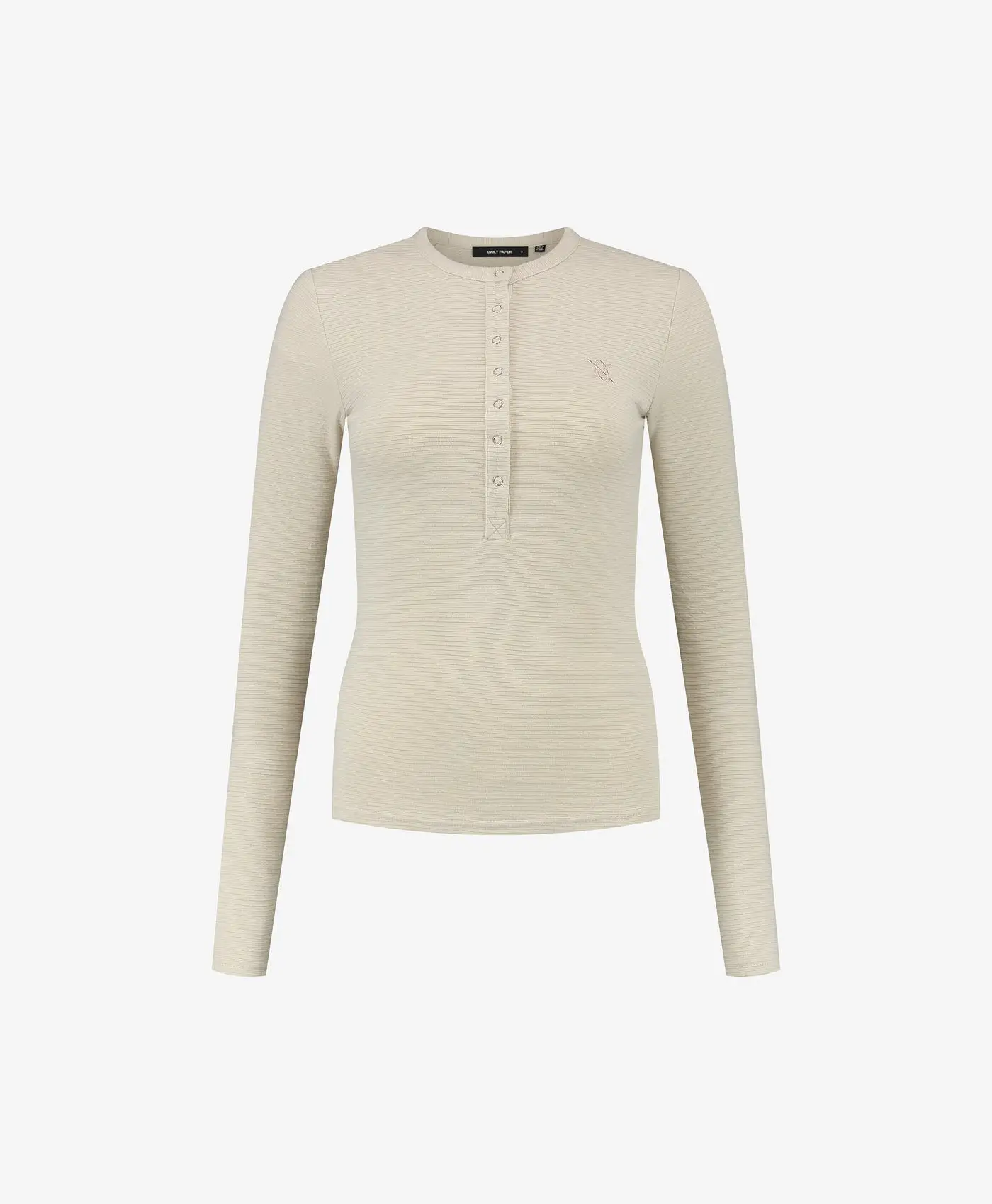 Moonstruck Beige Denise Button Longsleeve