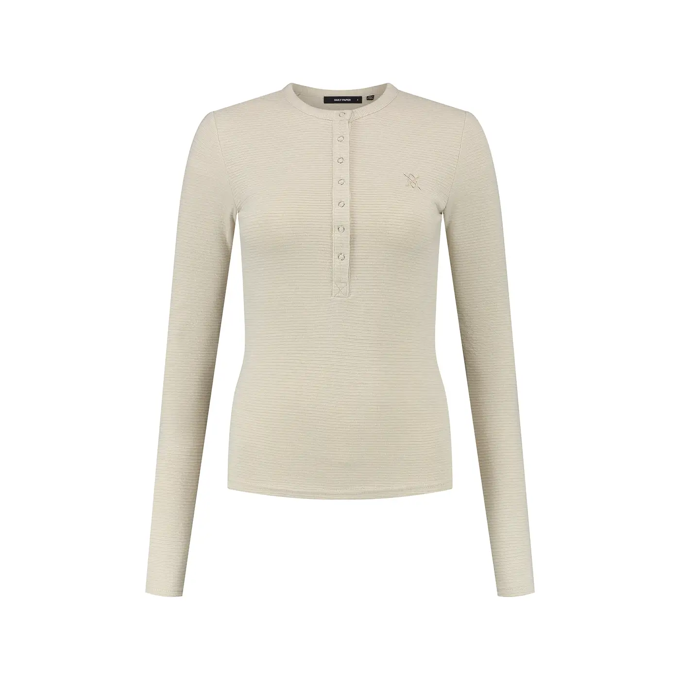 Moonstruck Beige Denise Button Longsleeve