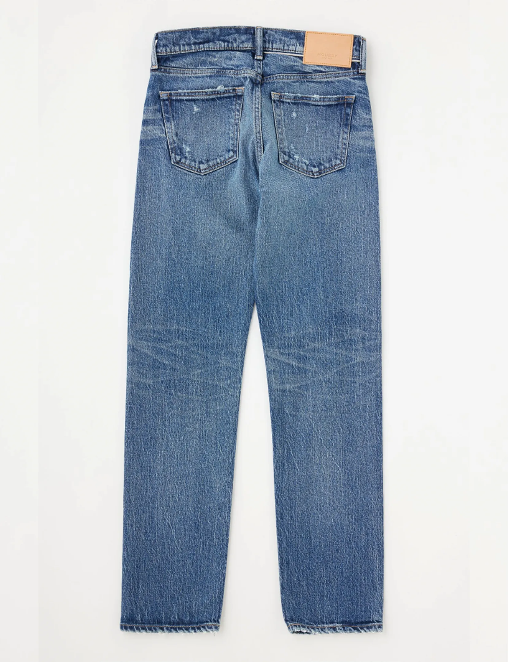 MV Mallard Slim Straight Leg Jeans, Dark Blue