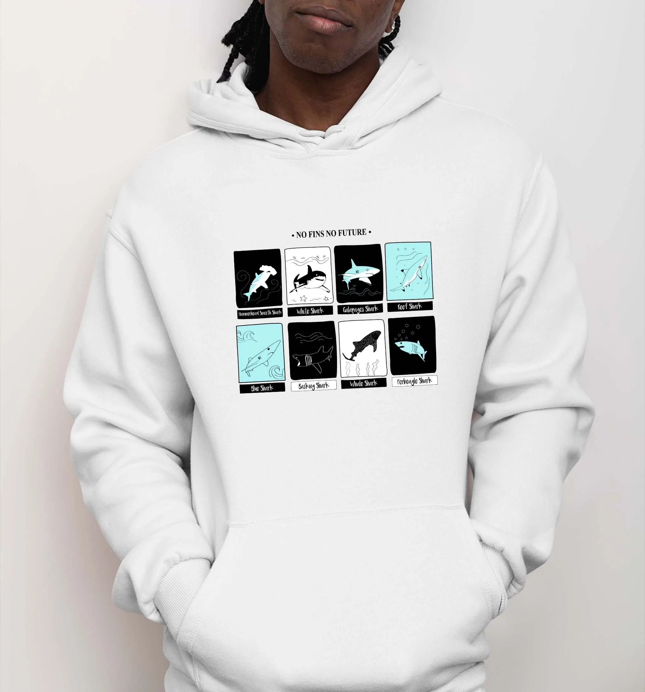 No Fins No Future | Vegan Hoodie