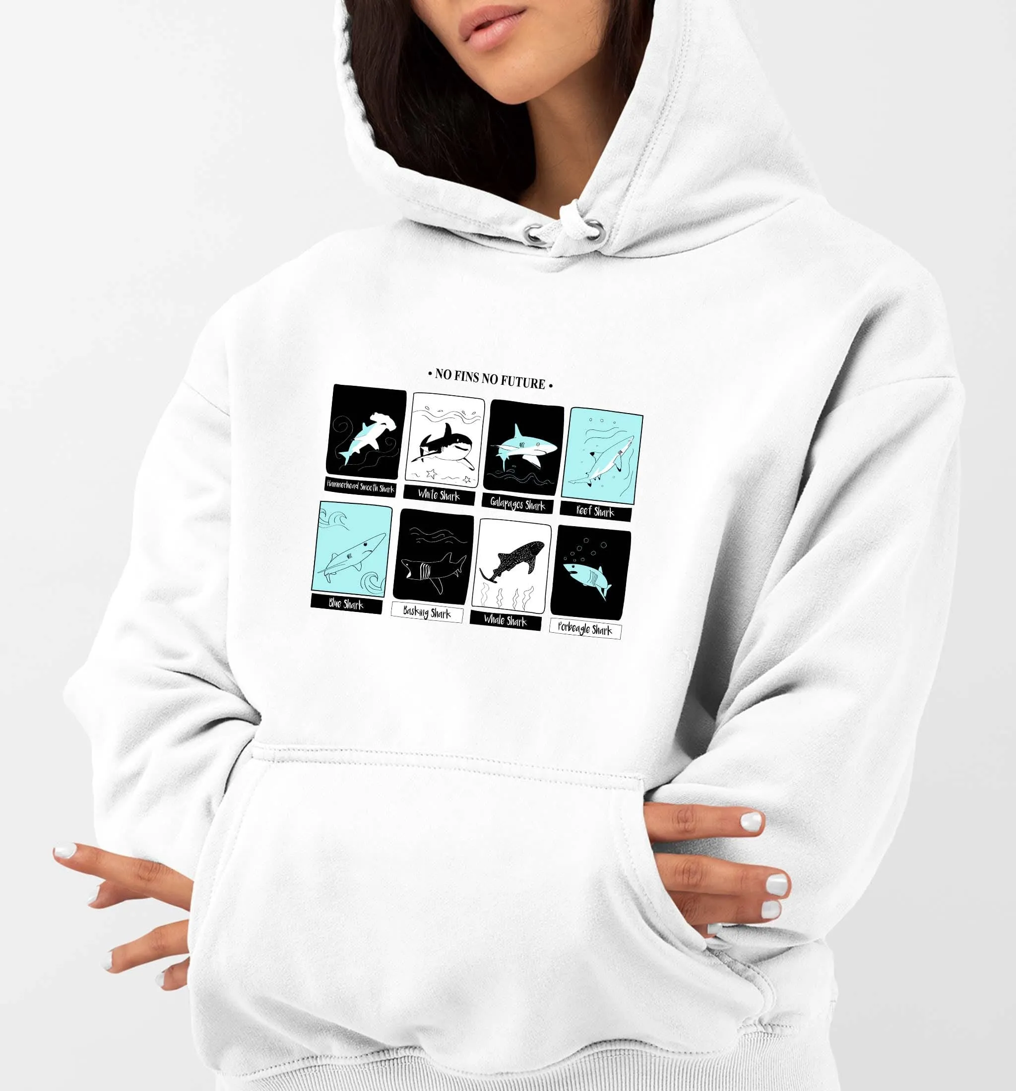 No Fins No Future | Vegan Hoodie