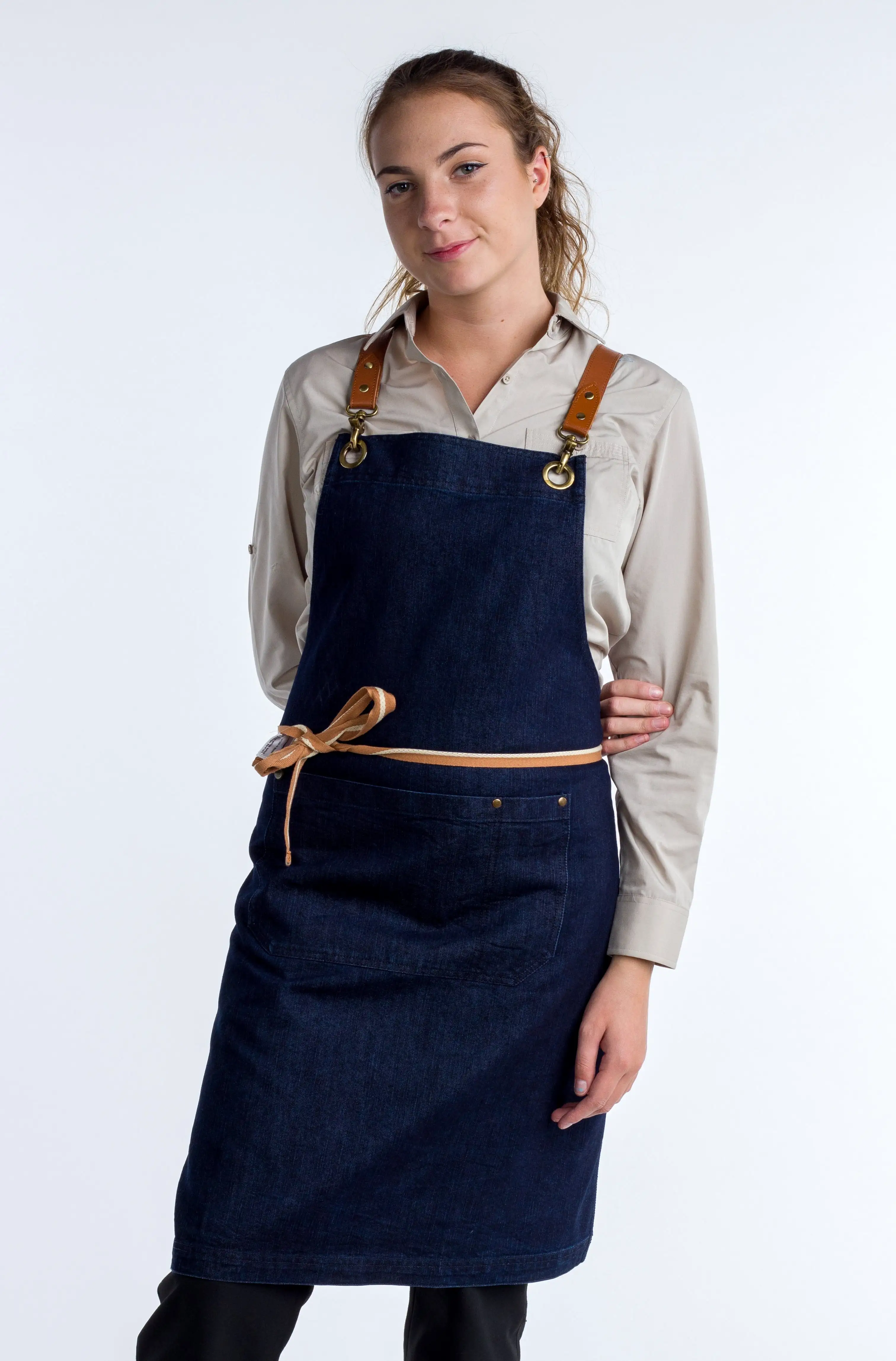 Original Denim apron dark indigo Italy