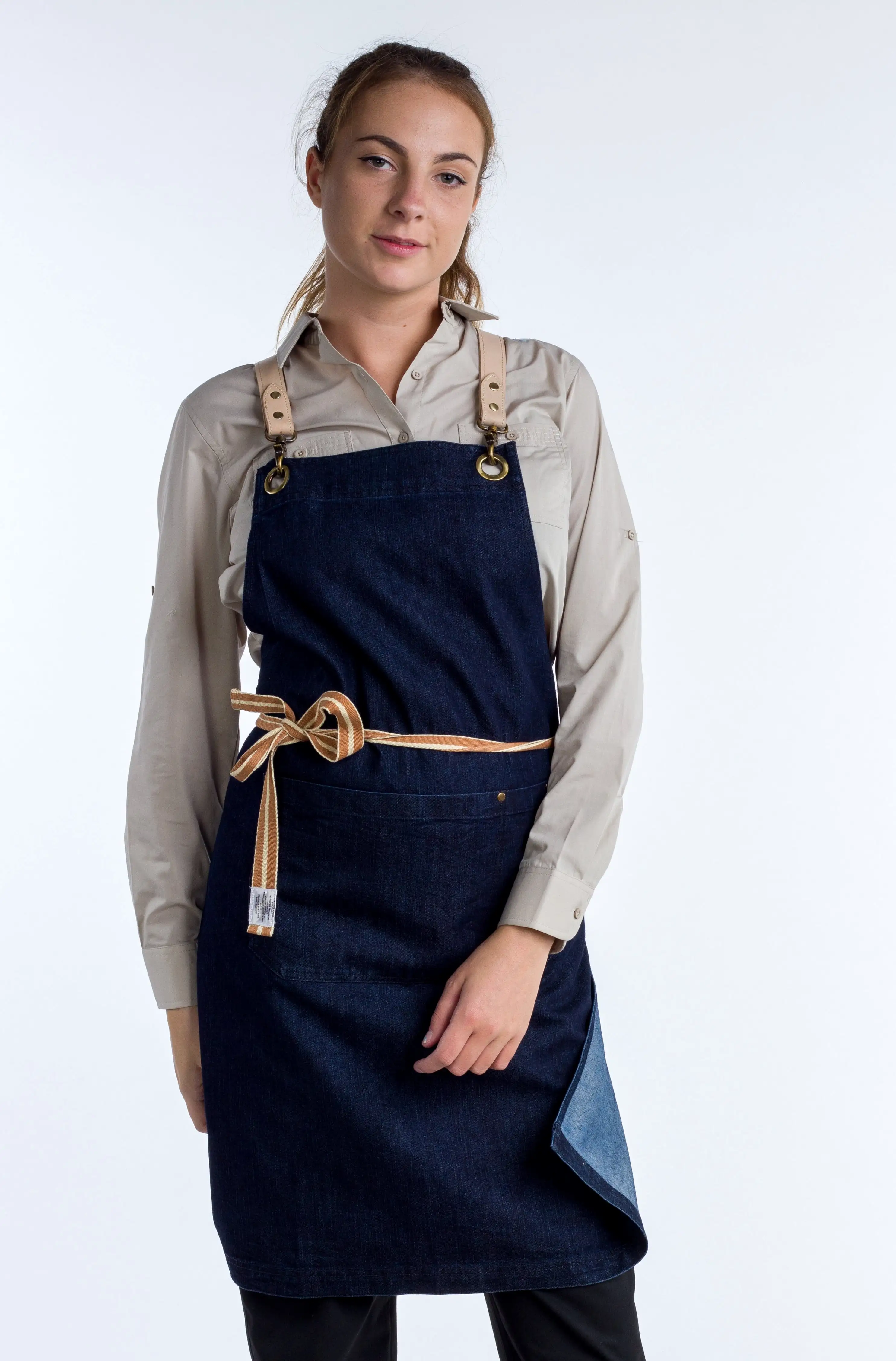 Original Denim apron dark indigo Italy