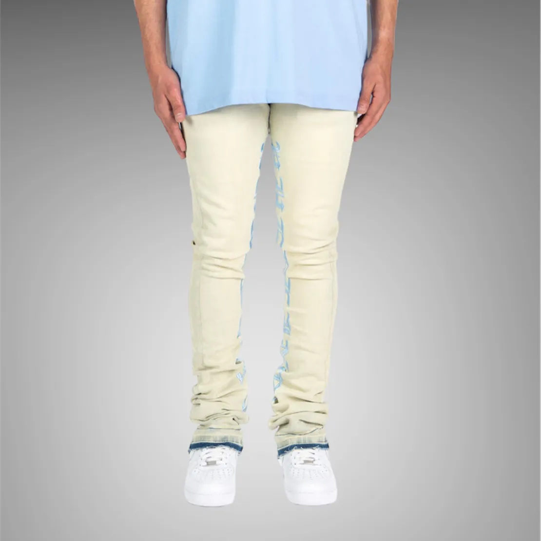 Pheelings Against All Odds Flare Stack Denim PH-SS23-49 Light Blue Sky Blue