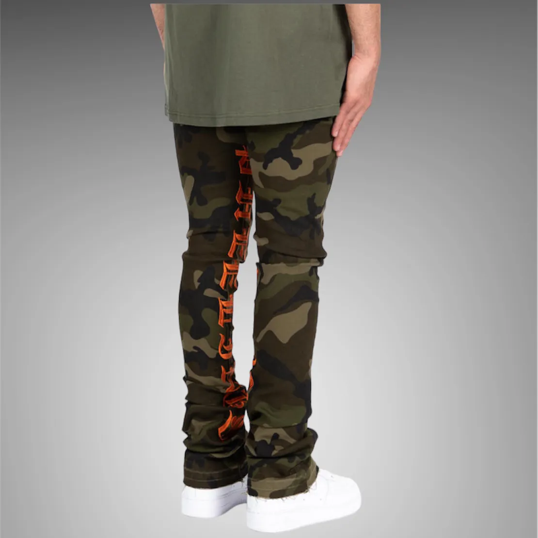 Pheelings Against All Odds Flare Stack Denim PH-SS23-50 Camo Orange