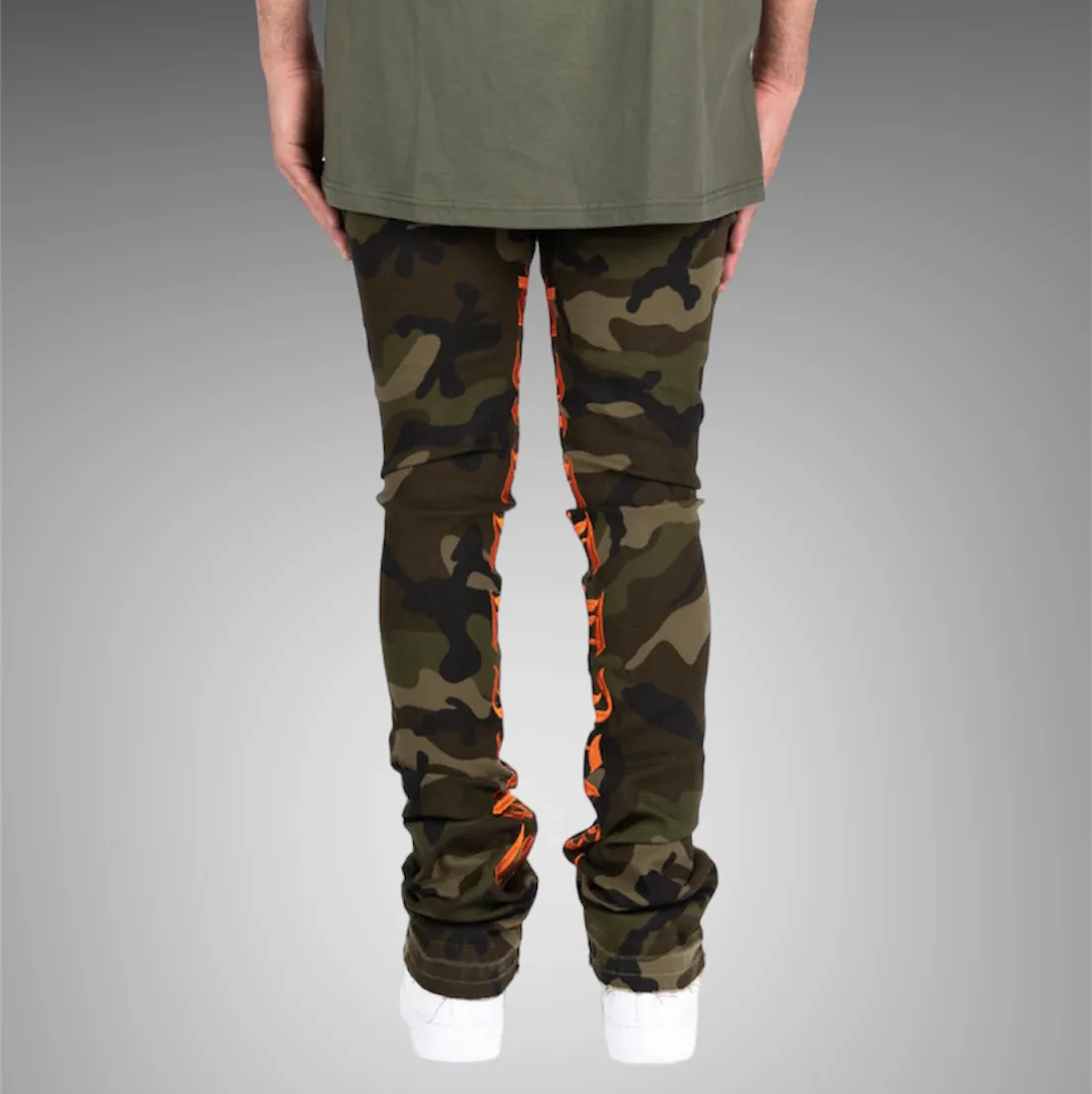 Pheelings Against All Odds Flare Stack Denim PH-SS23-50 Camo Orange