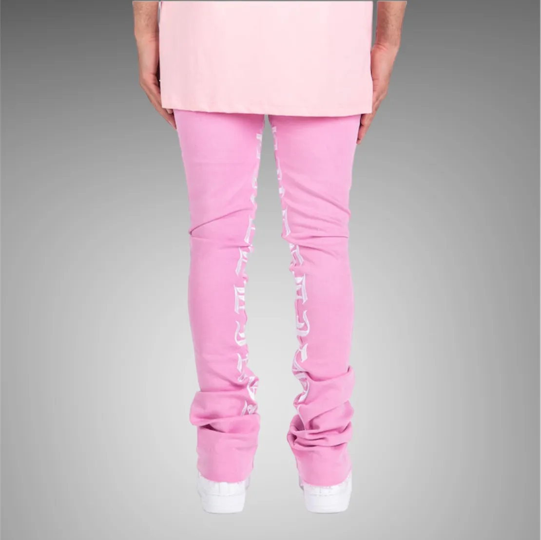 Pheelings Against All Odds Flare Stack Denim PH-SS23-54 Pink White