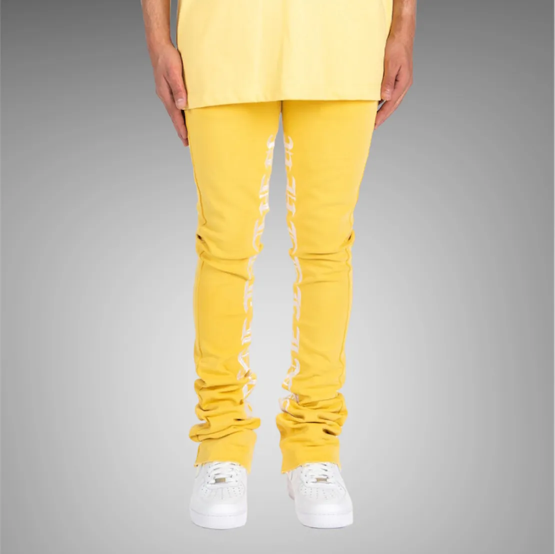 Pheelings Against All Odds Flare Stack Denim PH-SS23-55 Yellow White