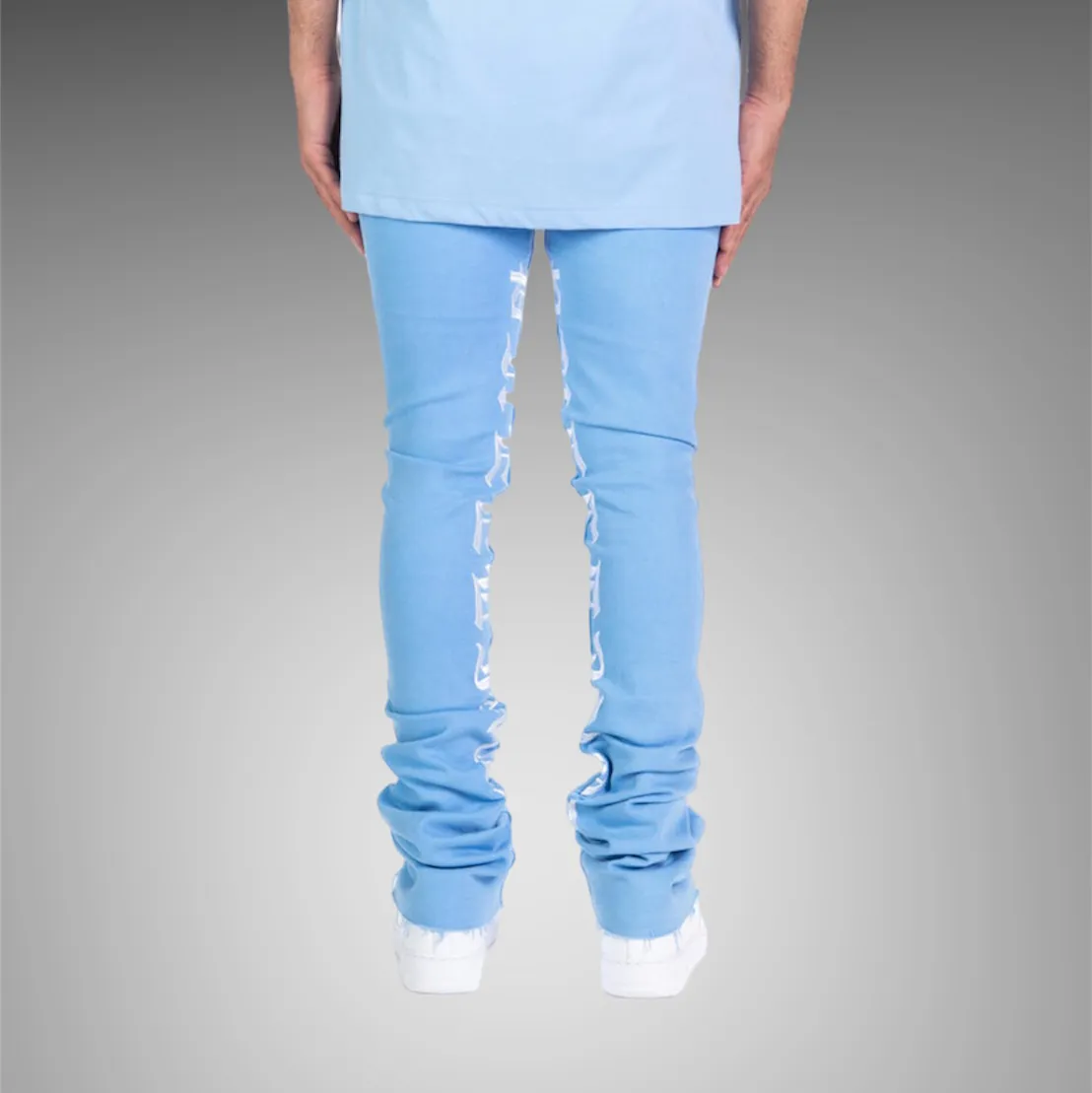 Pheelings Against All Odds Flare Stack Denim PH-SS23-56 Cyan Blue White