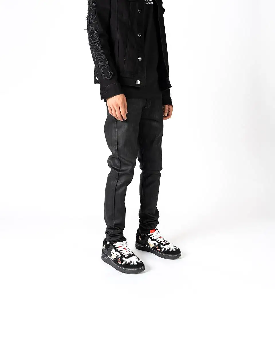 Pheelings NEVER WAIT SKINNY WAX DENIM (WAX BLACK)