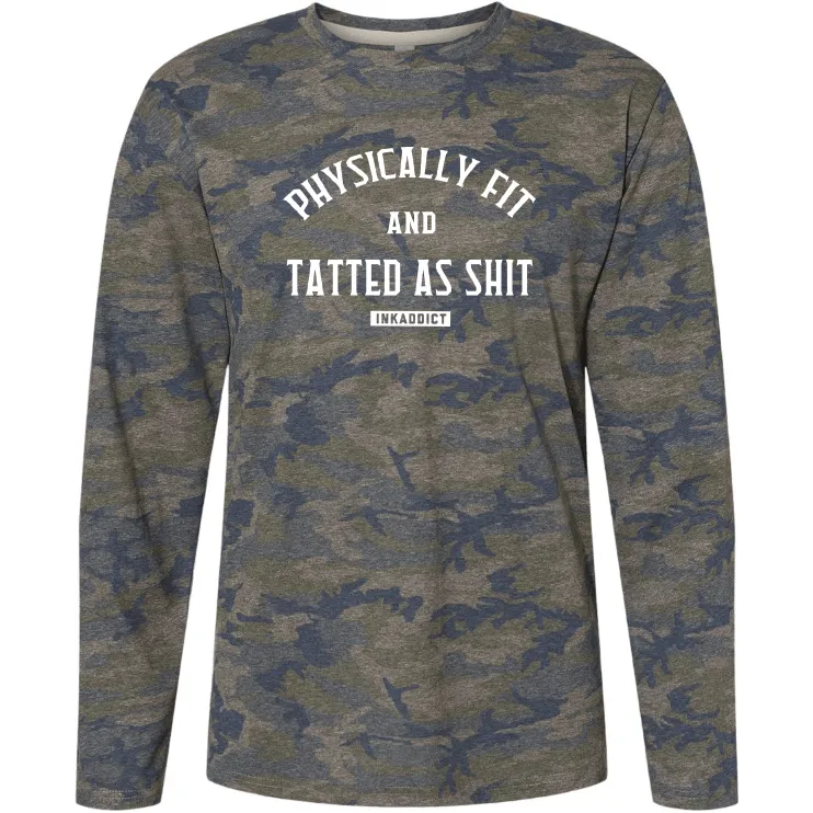 Physically Fit Unisex Camo Long Sleeve Tee