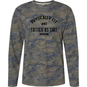 Physically Fit Unisex Camo Long Sleeve Tee