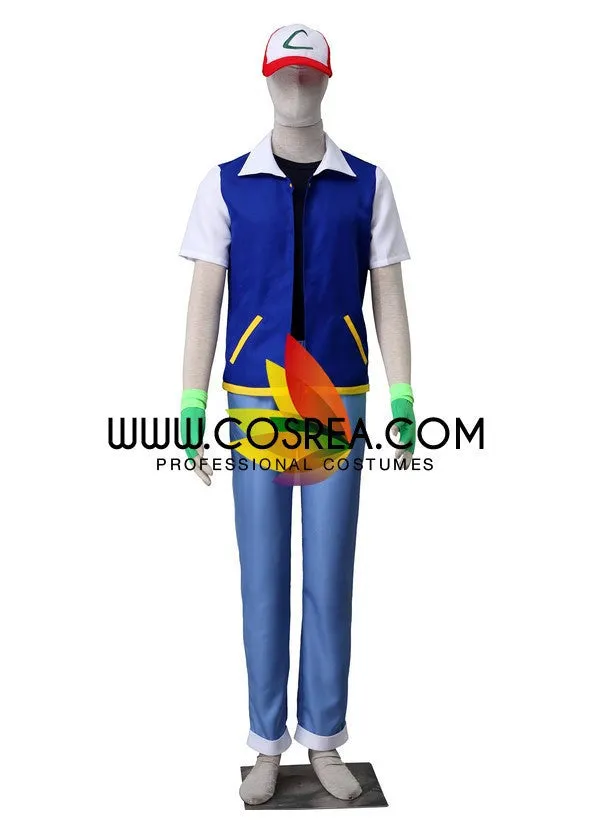 Pokemon Ash Ketchum Cosplay Costume