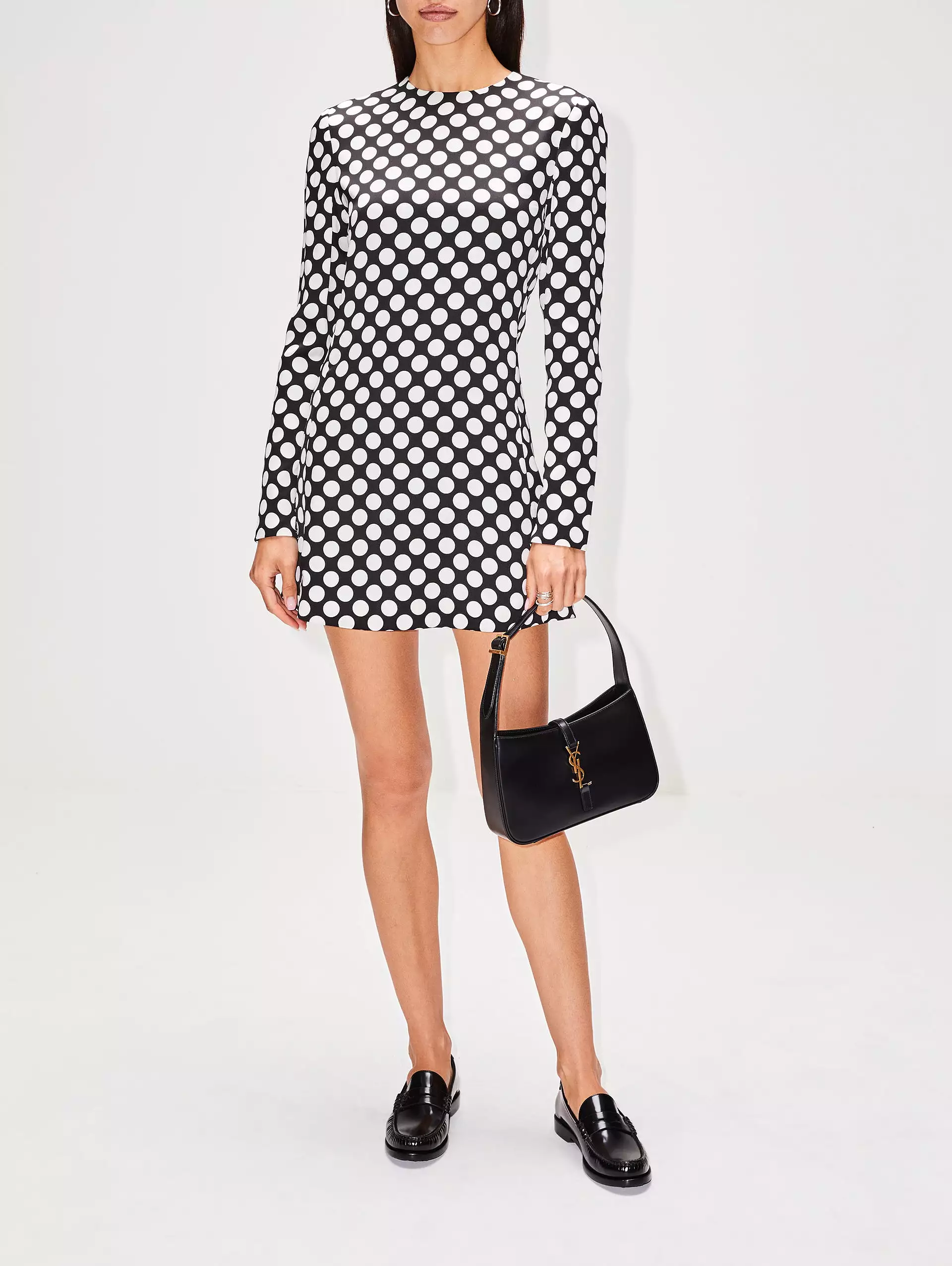 Polka Dot Longsleeve Dress