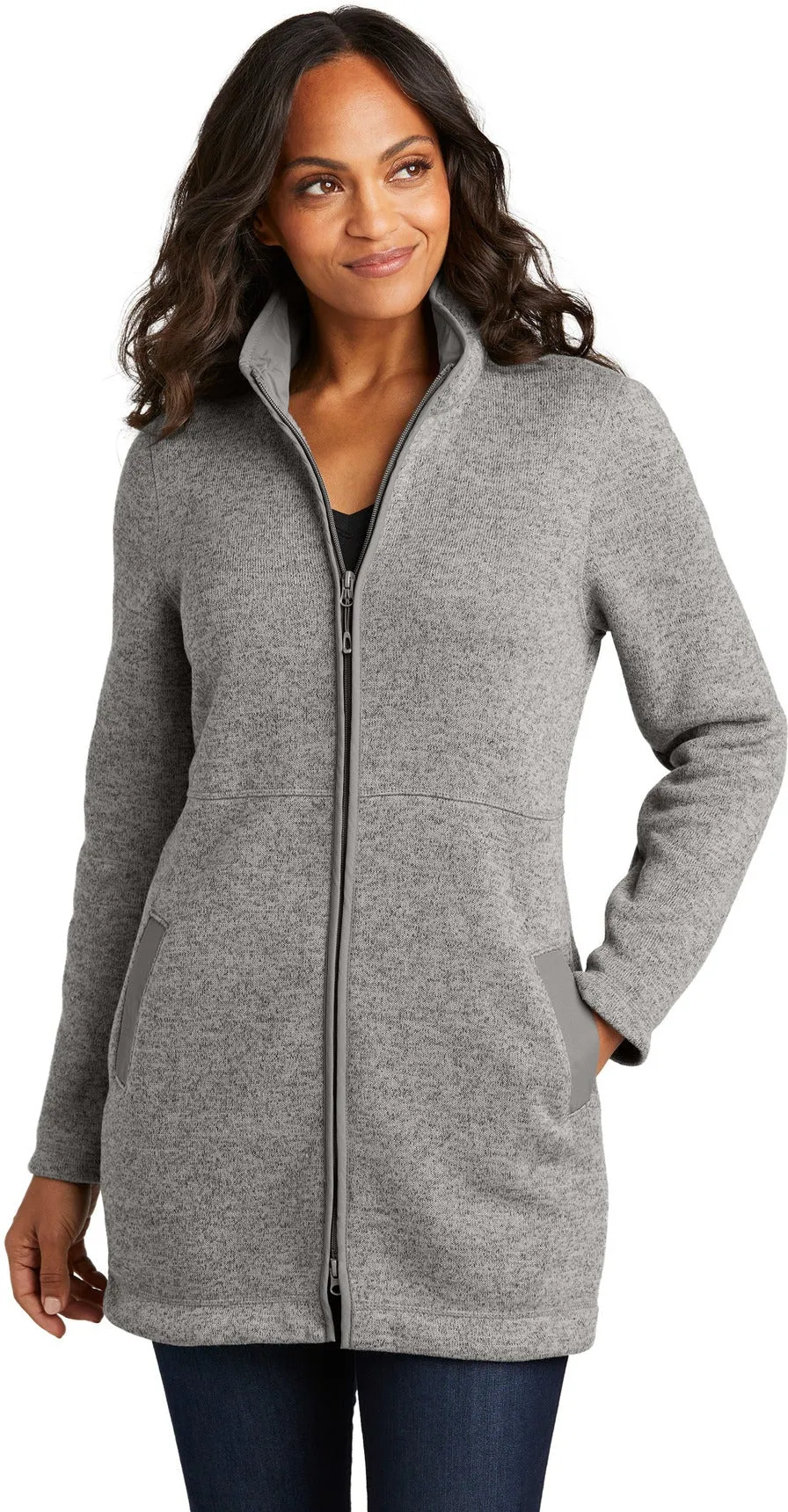 Port Authority Ladies Arc Sweater Fleece Long Jacket