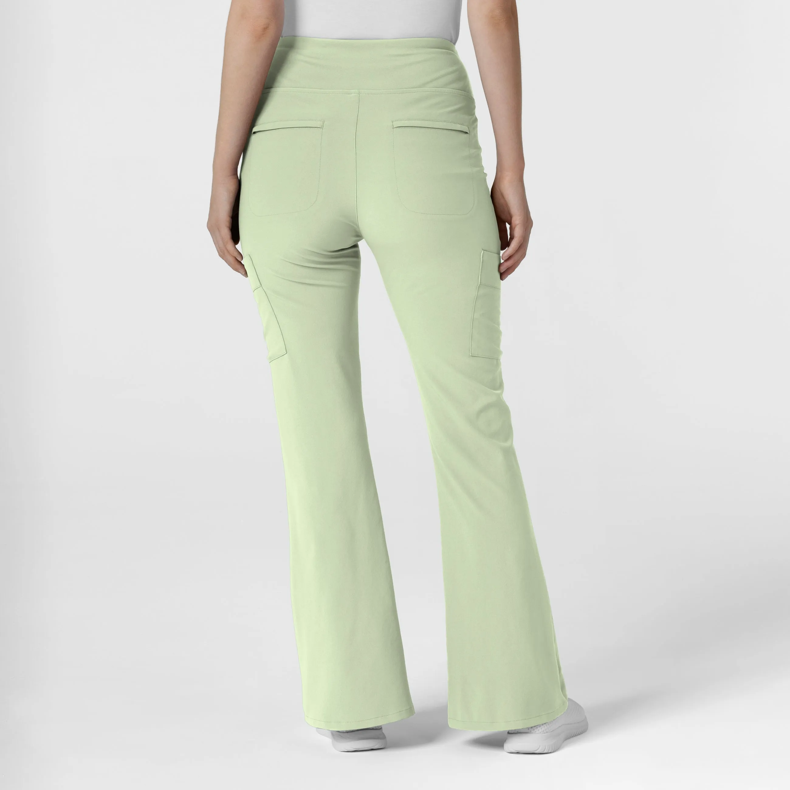 RENEW Women's Cargo Flare Scrub Pant - Fresh Mint