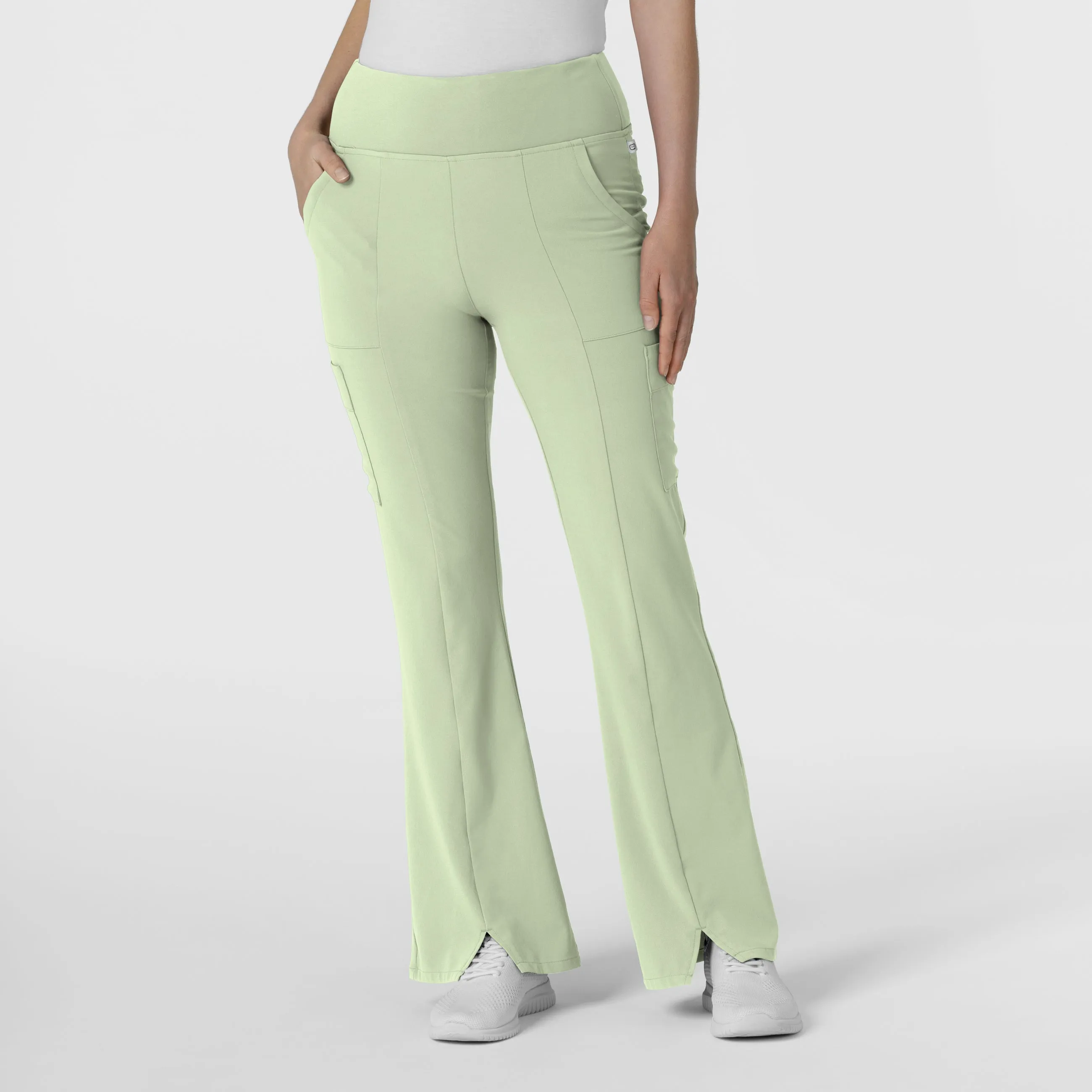 RENEW Women's Cargo Flare Scrub Pant - Fresh Mint