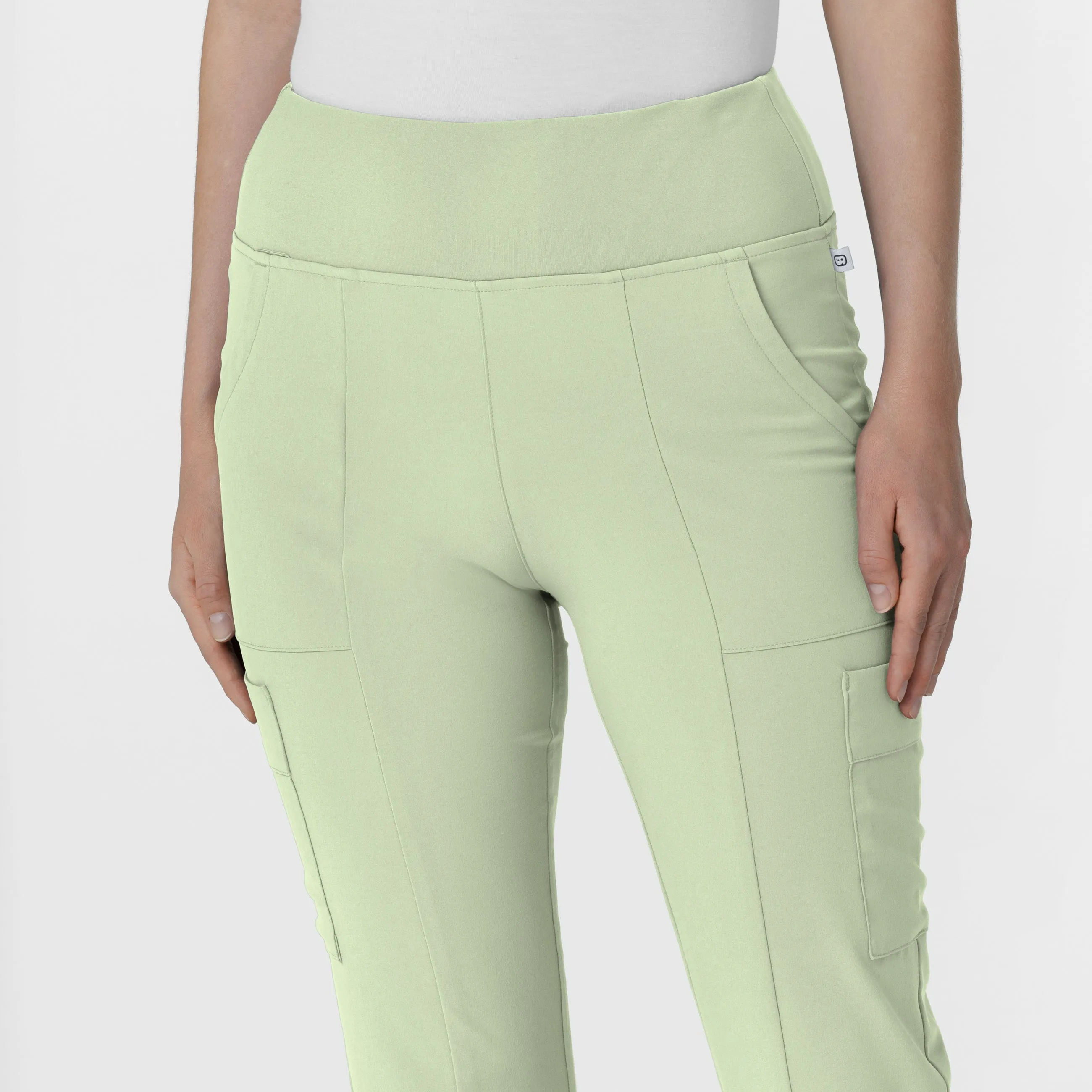 RENEW Women's Cargo Flare Scrub Pant - Fresh Mint