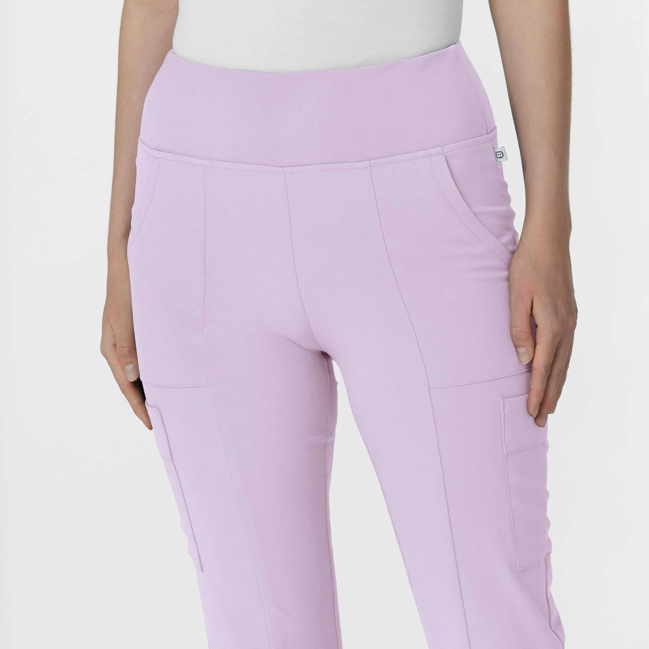 RENEW Women's Cargo Flare Scrub Pant - Pastel Lilac