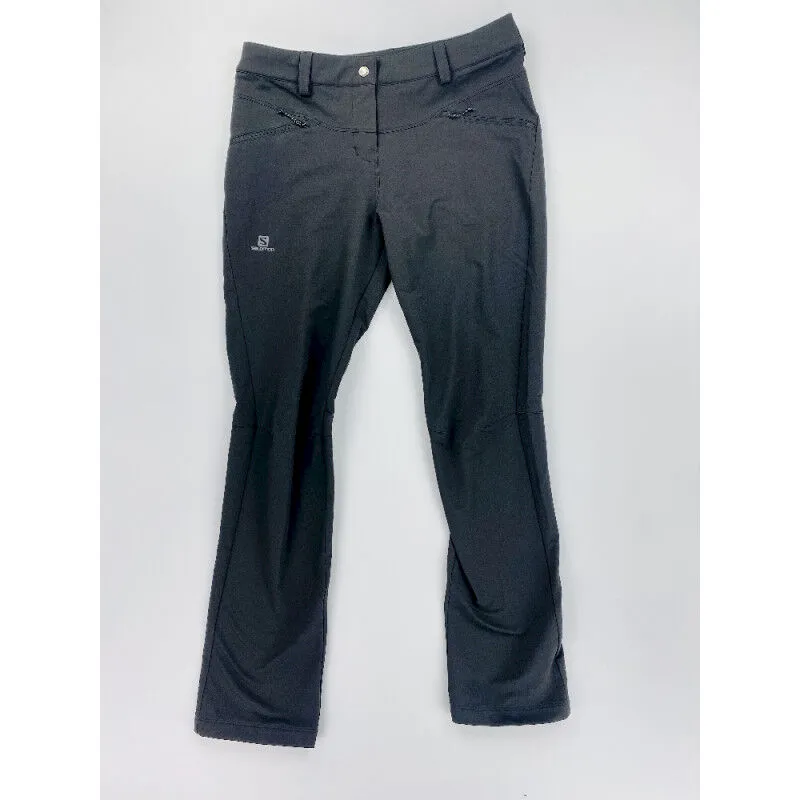 Salomon  Pants Wayfarer Straight W - Pantaloni da escursionismo di seconda mano - Donna - Nero - 40/R