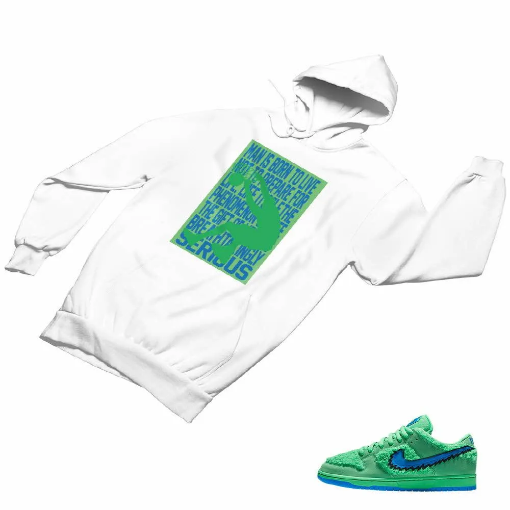 SB Dunk Low Green Bear Matching Custom Designed Hoodies ND 1-6-21