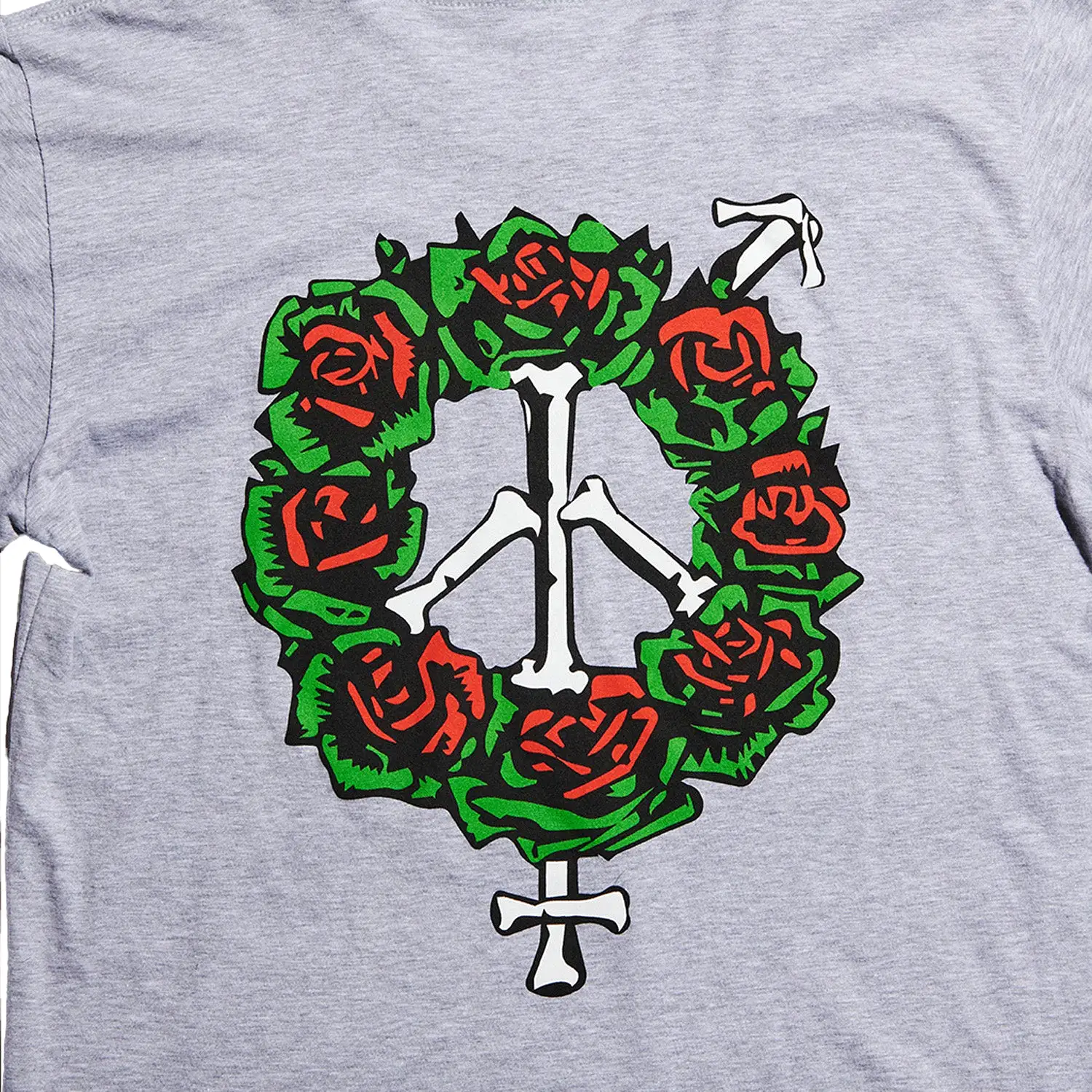 SexHippies Boney Rose Longsleeve Tee Ash