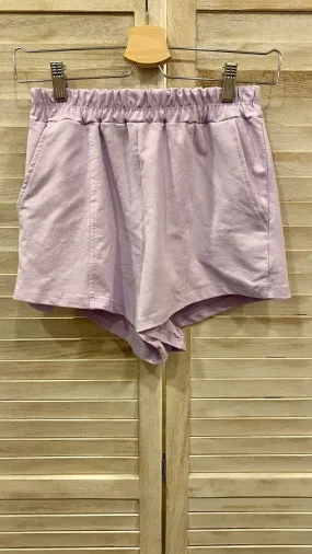 Shorts elasticizzati lilla