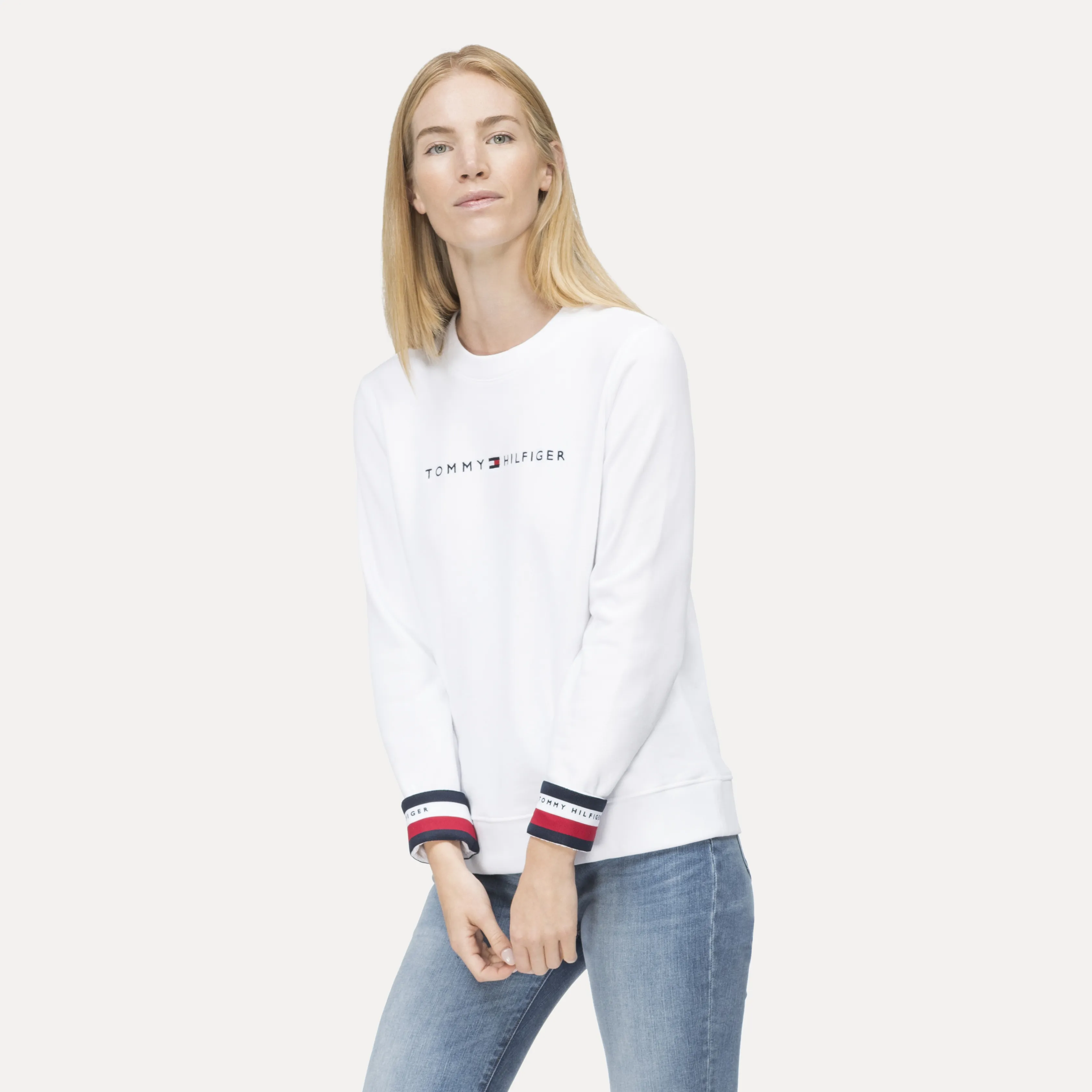 Signature Tape Cuff Sweatshirt | Hoodies | Tommy Hilfiger