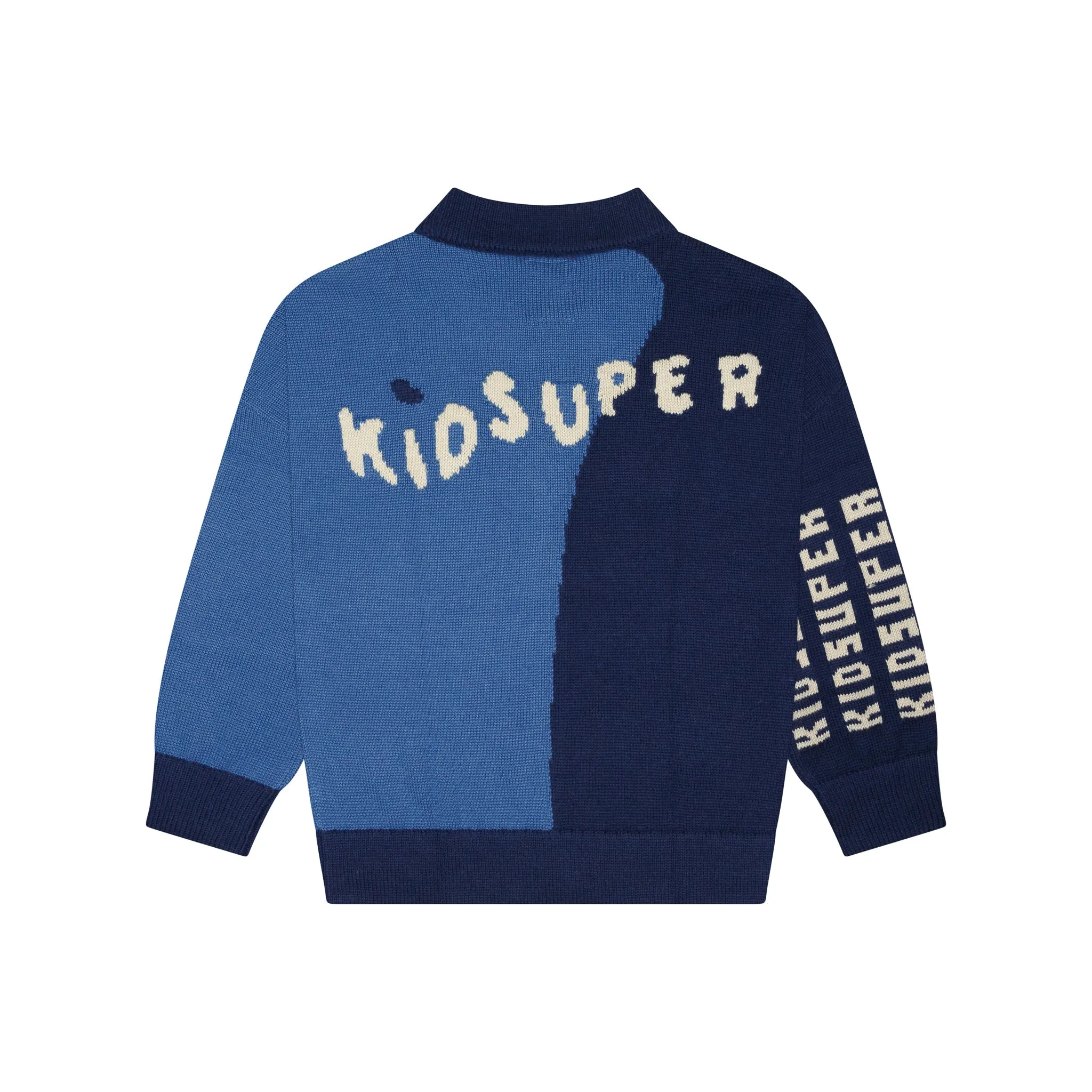 Silhouette of Woman Sweater [Blue]