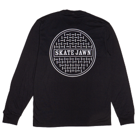 Skate Jawn Sewer Cap Longsleeve Black