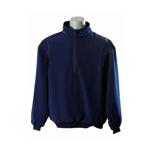 Solid Navy 1/2 Zip Pullover Umpire Jacket