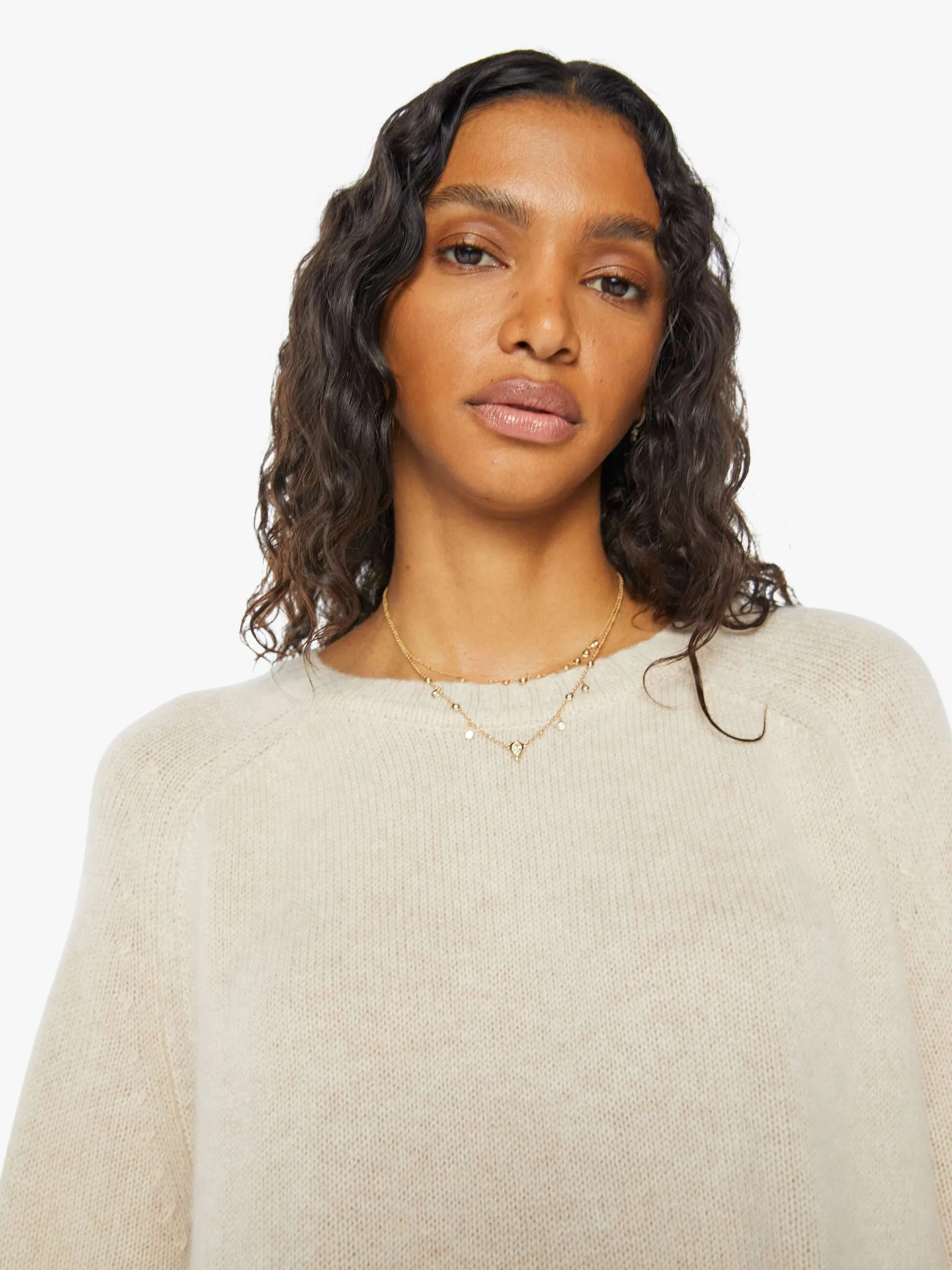 SPRWMN Classic Crew Sweater - Wheat