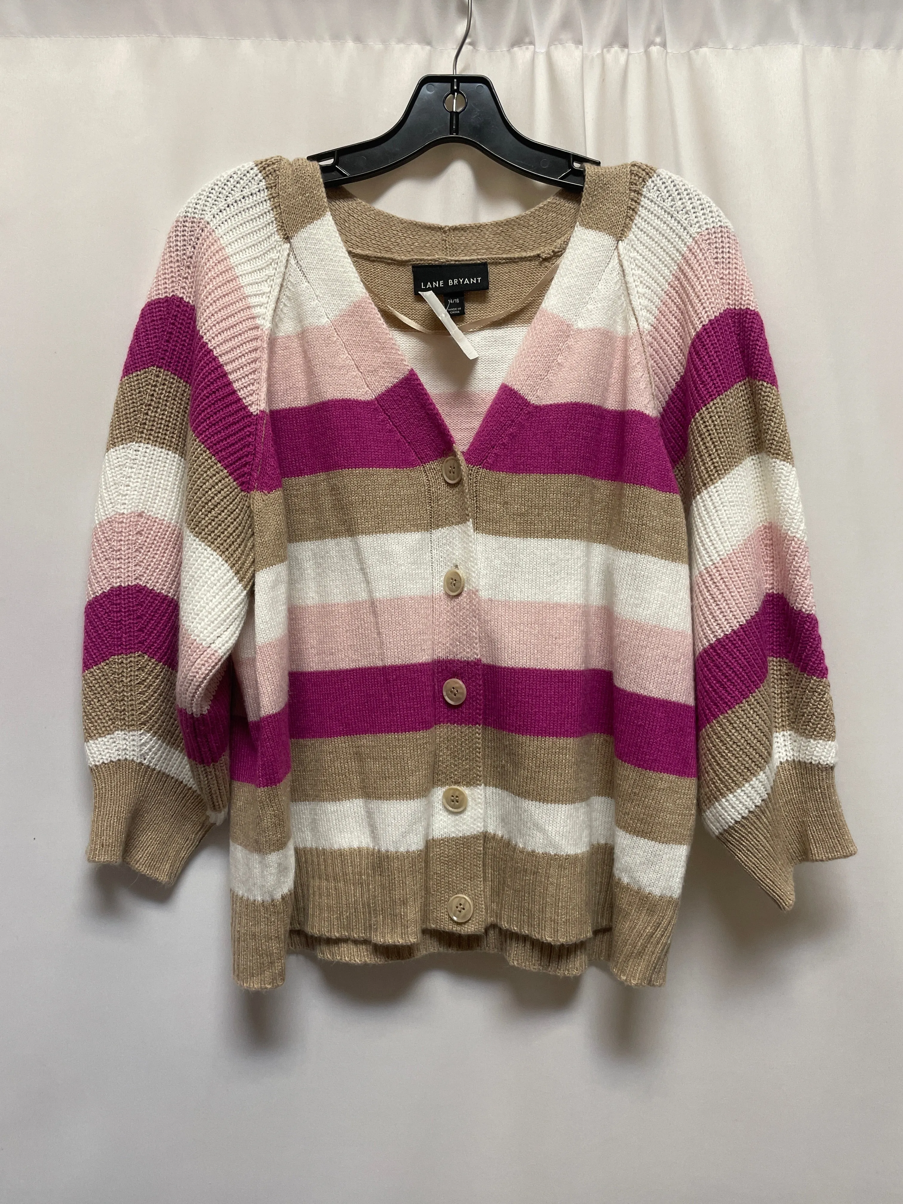 Sweater By Lane Bryant In Tan, Size: L