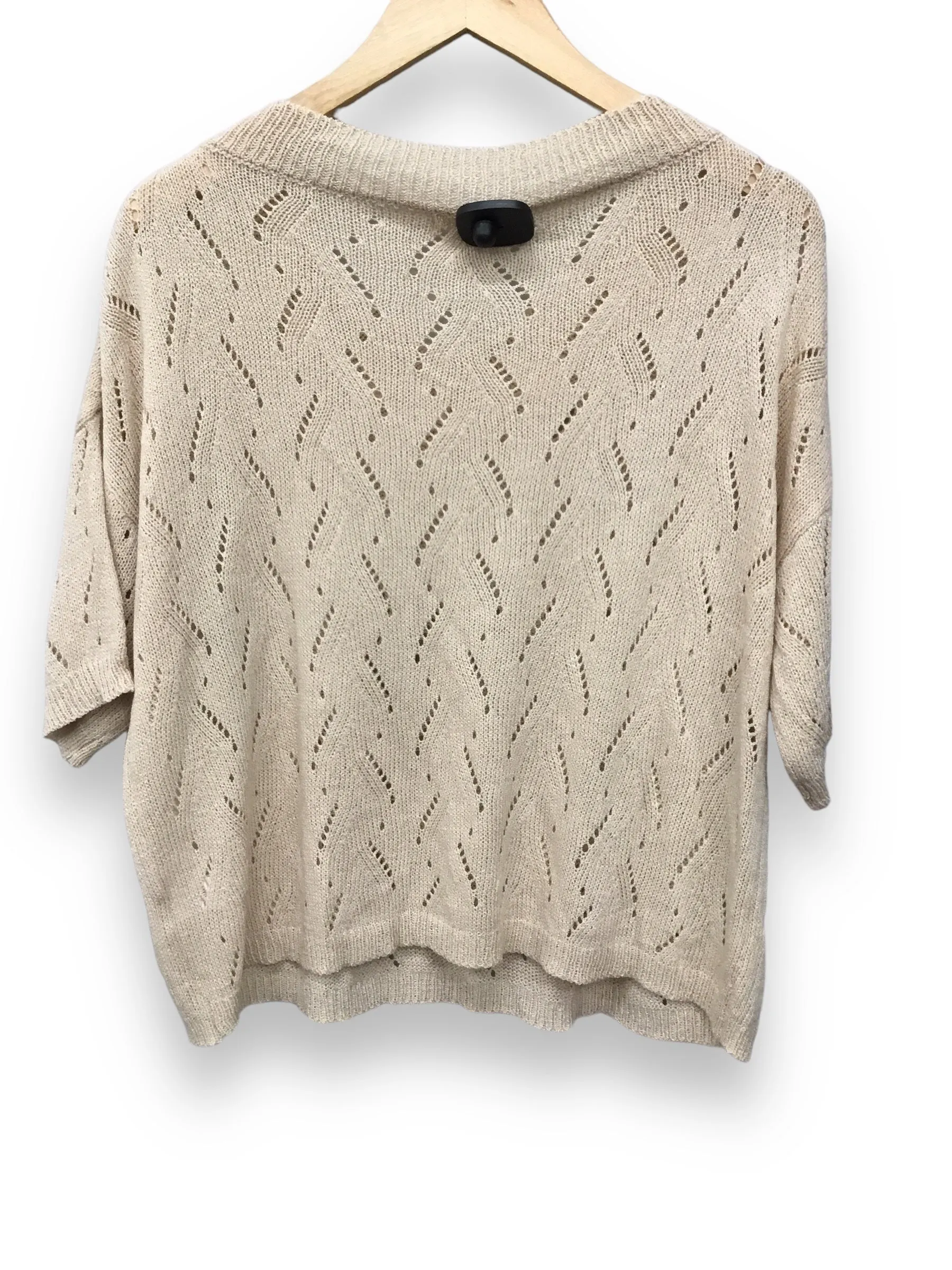 Sweater Cardigan By Rachel Zoe In Tan, Size: S