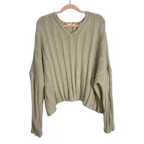 Talulah Cream V-Neck Sweater- Size S (sold out online)