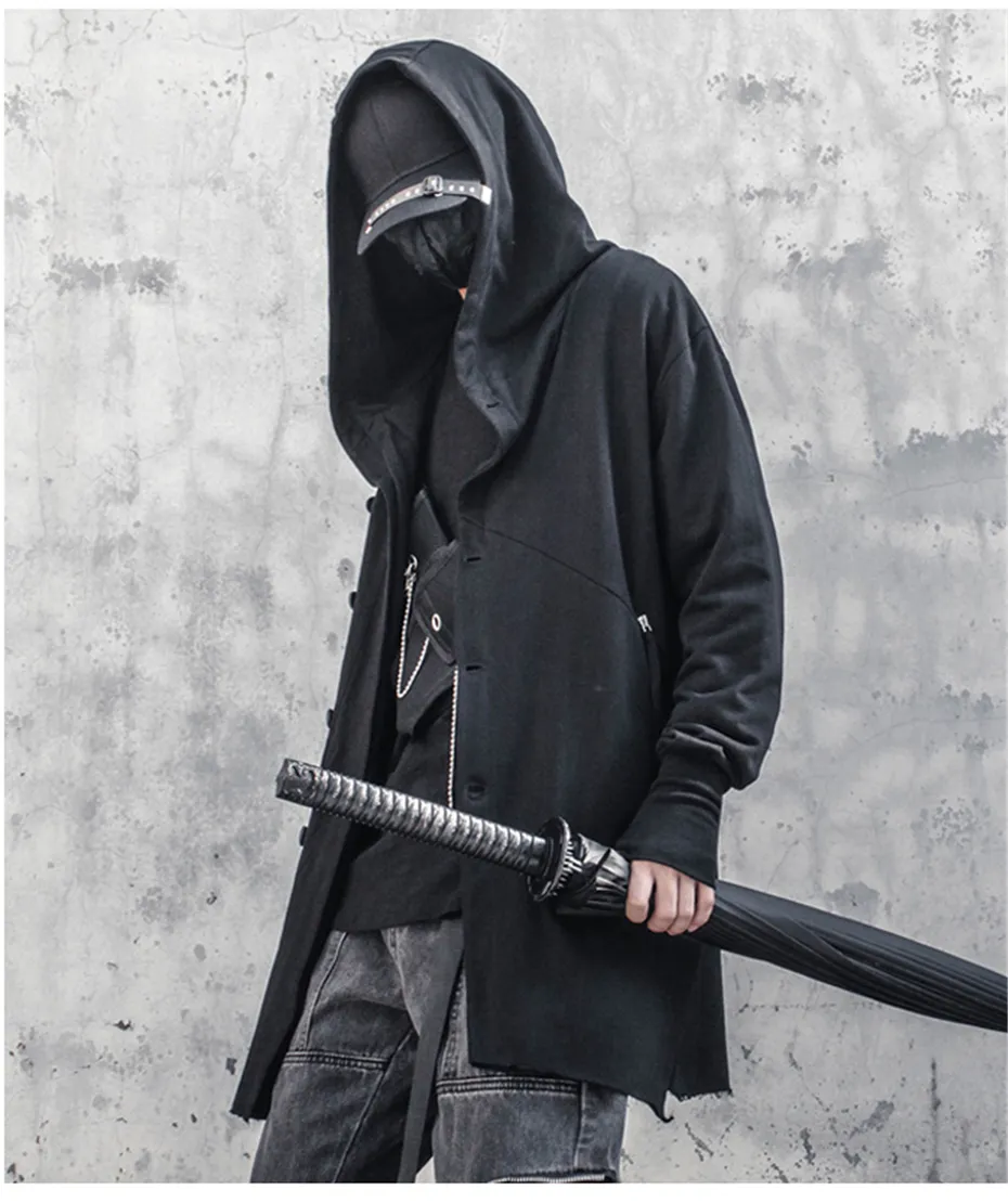 techwear trench coat