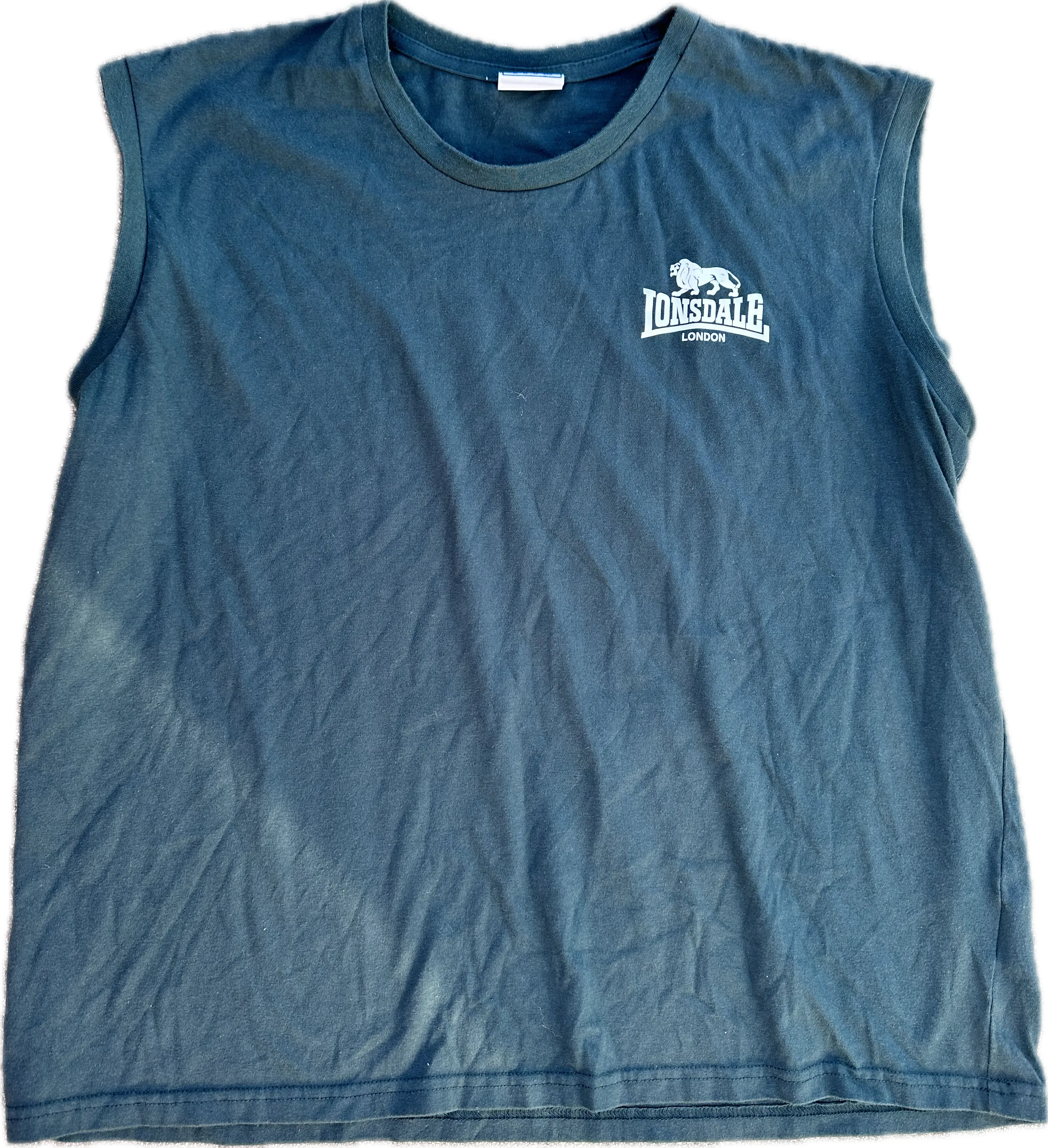 THE GENTLEMEN: Ernie's LONSDALE Green Tank Top (XL)