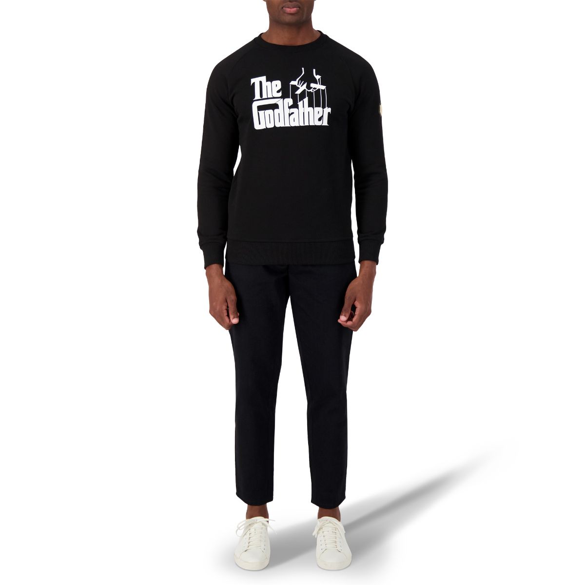 The Godfather Unisex Sweatshirt Raglan Sleeve - BLACK/WHITE