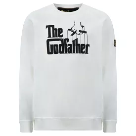 The Godfather Unisex Sweatshirt Raglan Sleeve - WHITE/BLACK