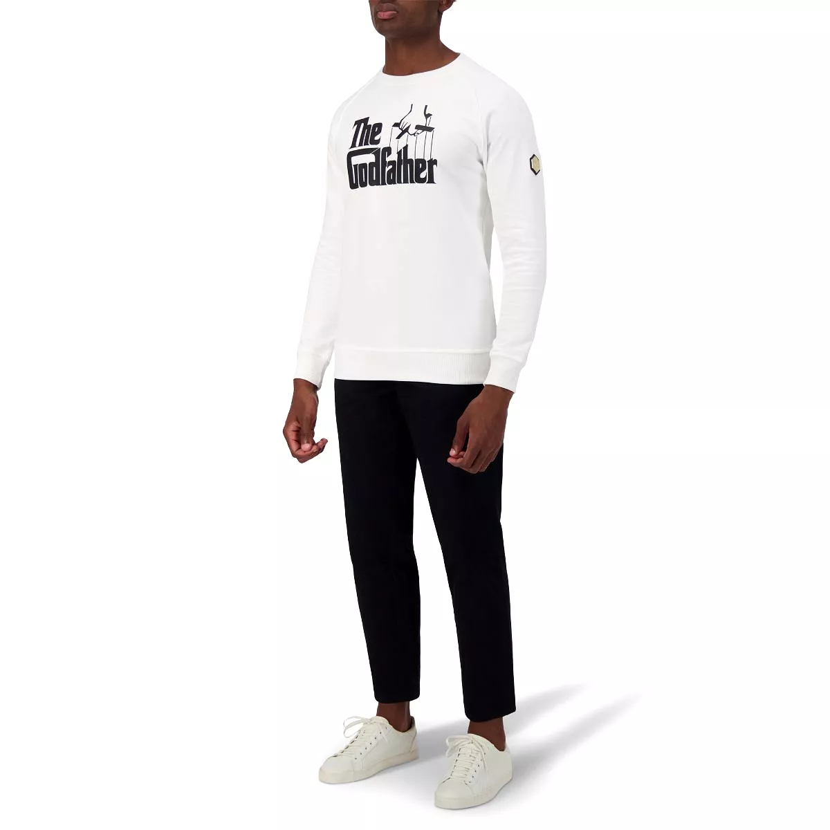 The Godfather Unisex Sweatshirt Raglan Sleeve - WHITE/BLACK