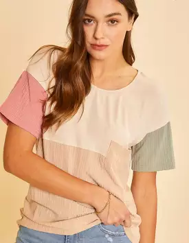 The Lola Colorblock Top