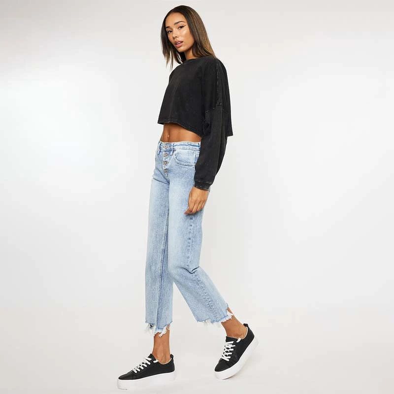 The Thelma High Rise Straight Jeans