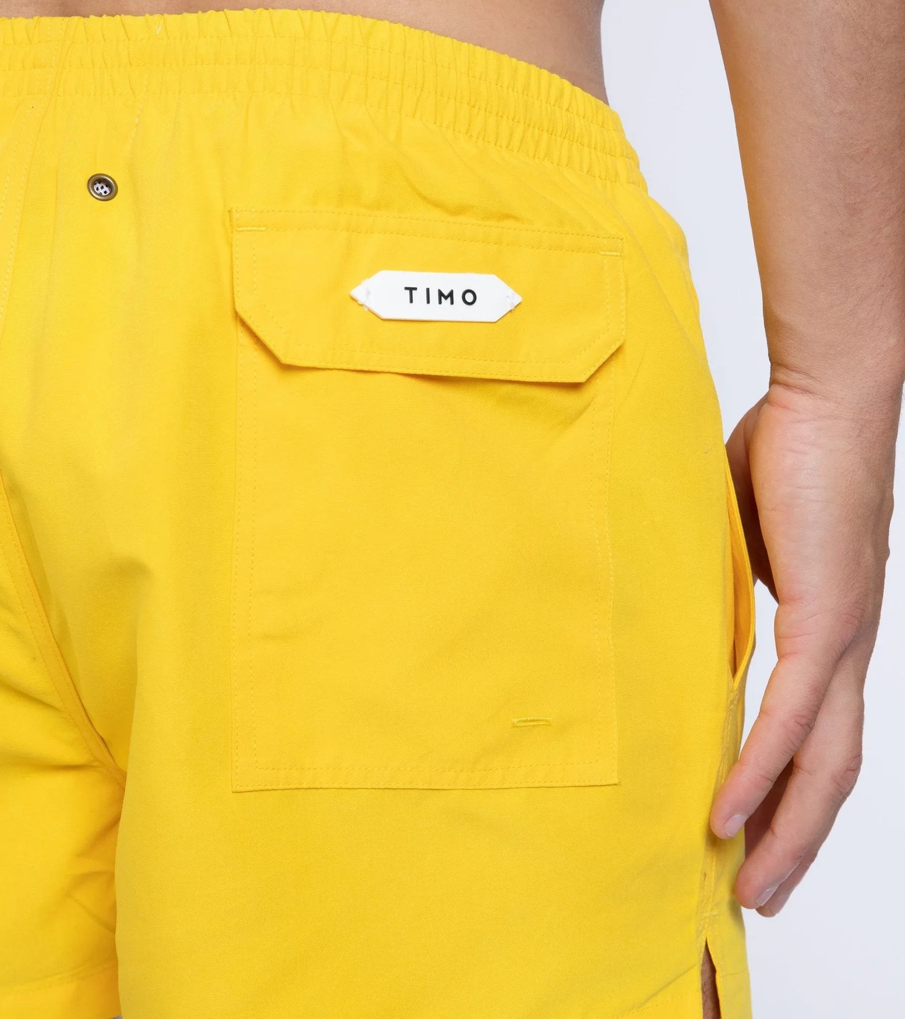 Timo Prep Nylon Swim Shorts: Yellow